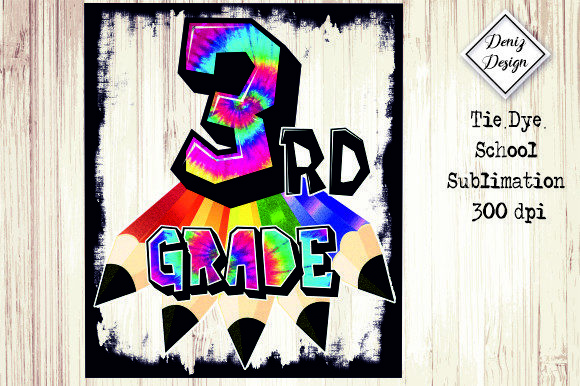 3rd-Grade Tie Dye School Sublimation Design Review
