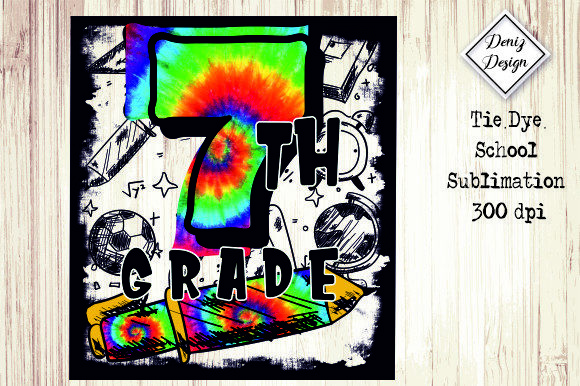 7th-Grade School PNG Sublimation for Modern Blog and Craft Design