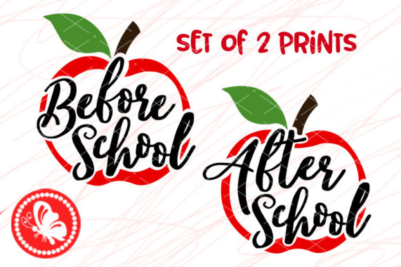 After School Before Apple Clipart Bundle Review for Digital Craft Projects
