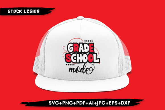 Grade School Mode: A Versatile Graphic Design Asset for Crafts & Graphics