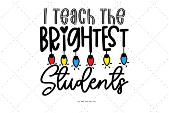 Holiday Teacher Gift Graphics: A Festive Craft Asset for Small Business Branding