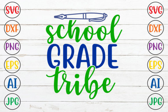 School Grade Tribe Graphics: A Versatile Craft Asset for Branding and Content Creation