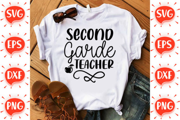 Second Grade Teacher Graphics for Real Crafting Projects