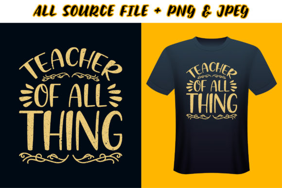 Teacher’s T-Shirt Design for Crafts and Graphics